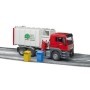 Bruder camion gunoi MAN TGS cu incarcare laterala